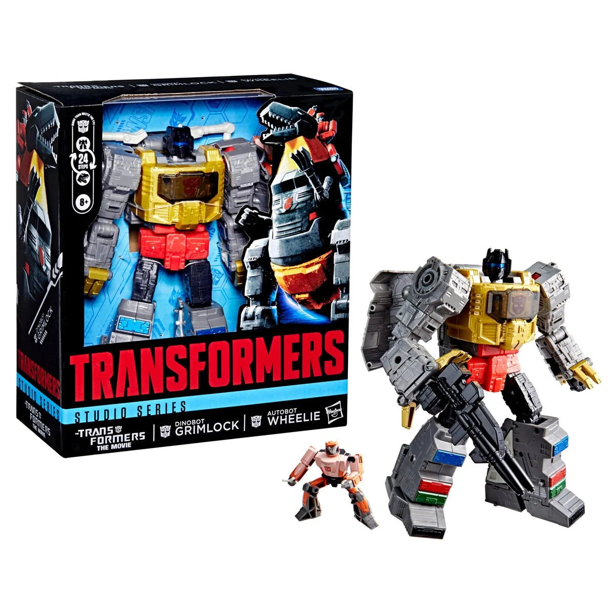 TRANSFORMERS Studio Series The The Movie Dinobot Grimlock, Leader Class 8.5-Inch Converting Action Figure, Robot Toys for Ages 8+