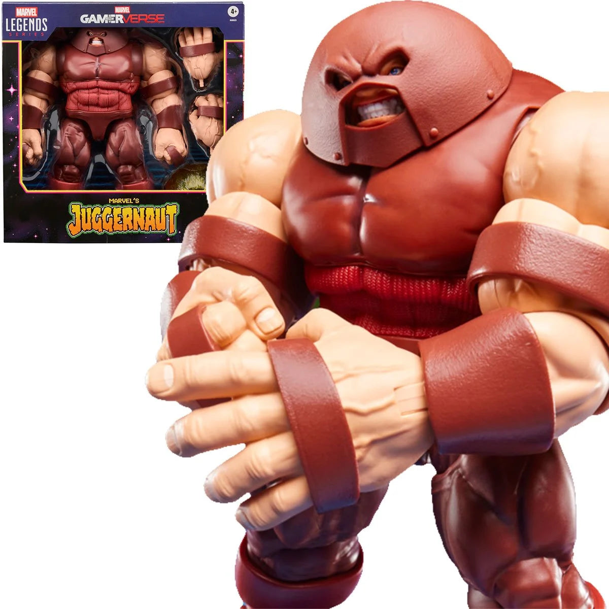 Marvel Legends Series Gamerverse Marvel's Juggernaut, Retro Video Game-Inspired Collectible 6-Inch Scale Action Figure