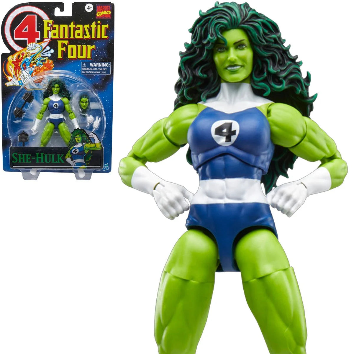 Marvel Legends Series She-Hulk Action Figure Inspired by Fantastic Four Comics