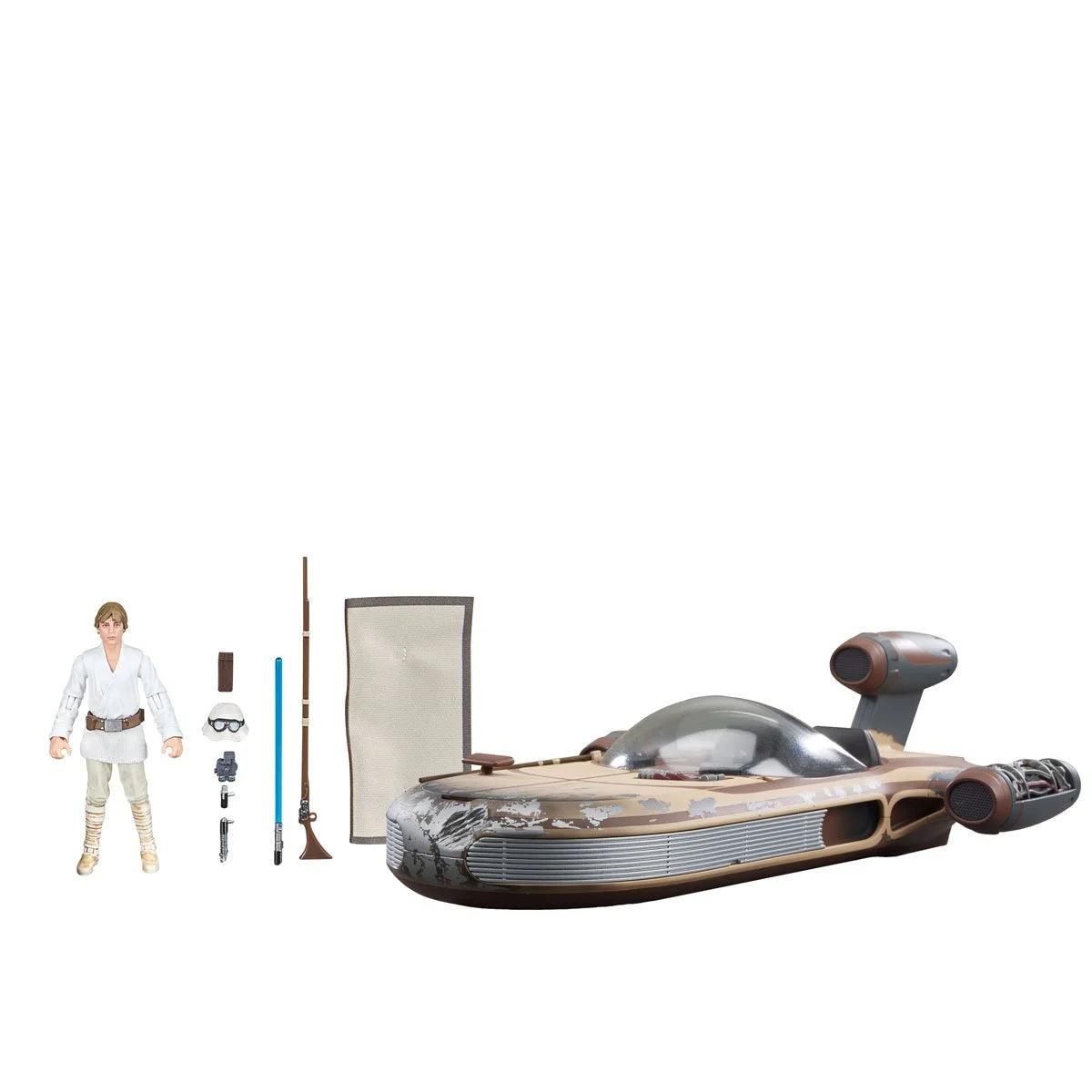 Star Wars The Vintage Collection, Landspeeder Vehicle with 3.75-Inch Luke Skywalker Figure, Star Wars : A New Hope