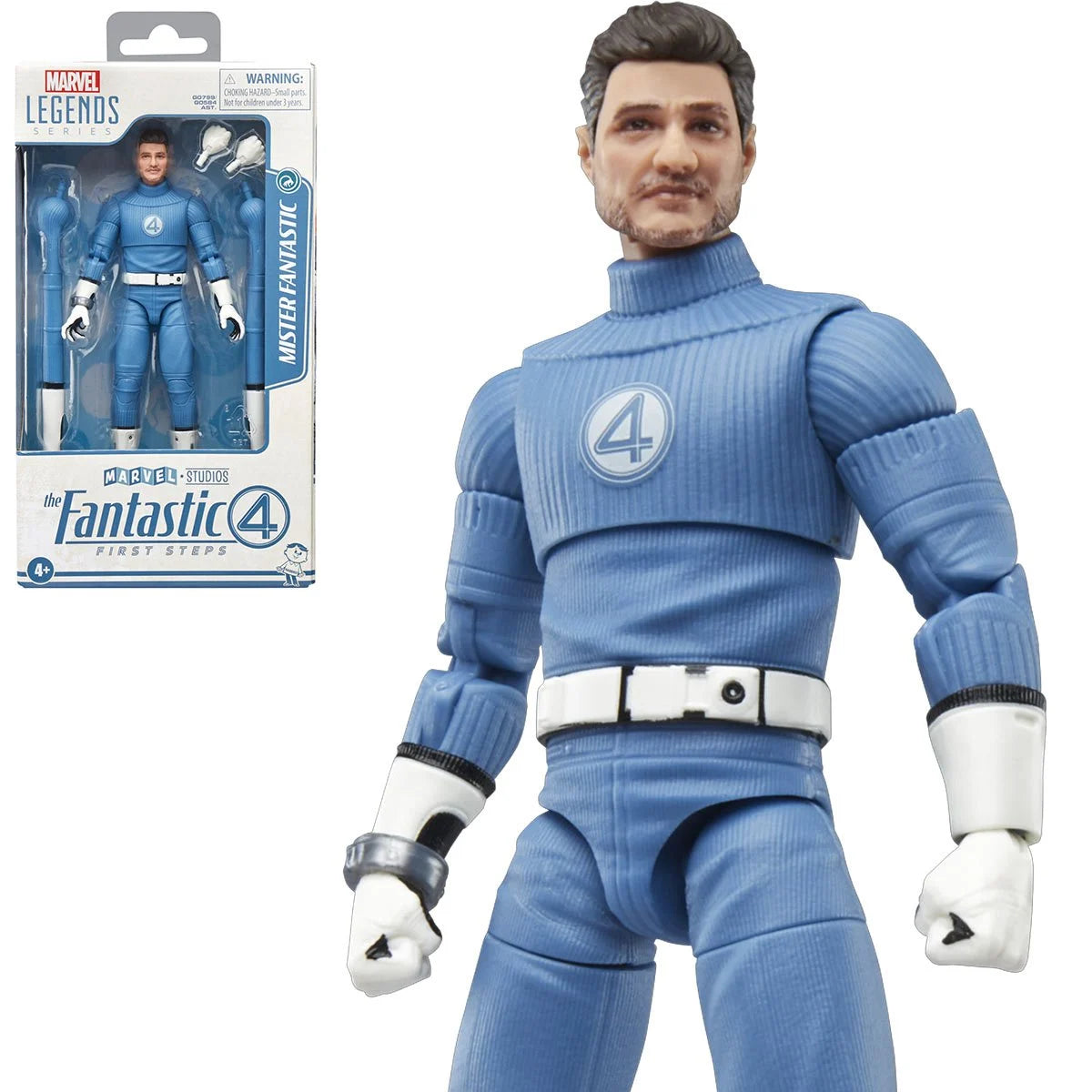 Marvel Legends Series Mister Fantastic, The Fantastic Four: First Steps Movie, Reed Richards Collectible 6 Inch Action Figure Toy