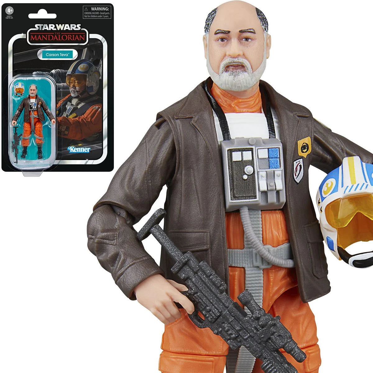 STAR WARS The Vintage Collection Carson Teva, The Mandalorian 3.75 Inch Premium Collectible Action Figure