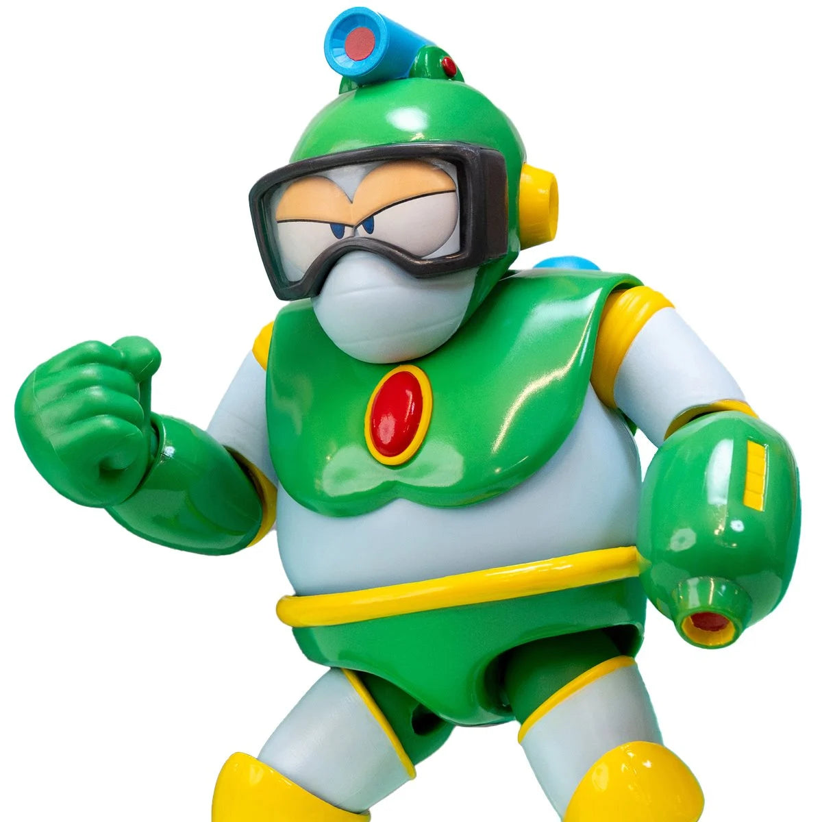 Jada Mega Man Wave 3 Bubble Man Action Figure Toys – 1:12 Deluxe Scale – 6" Tall, Fully Articulated, Collector Packaging