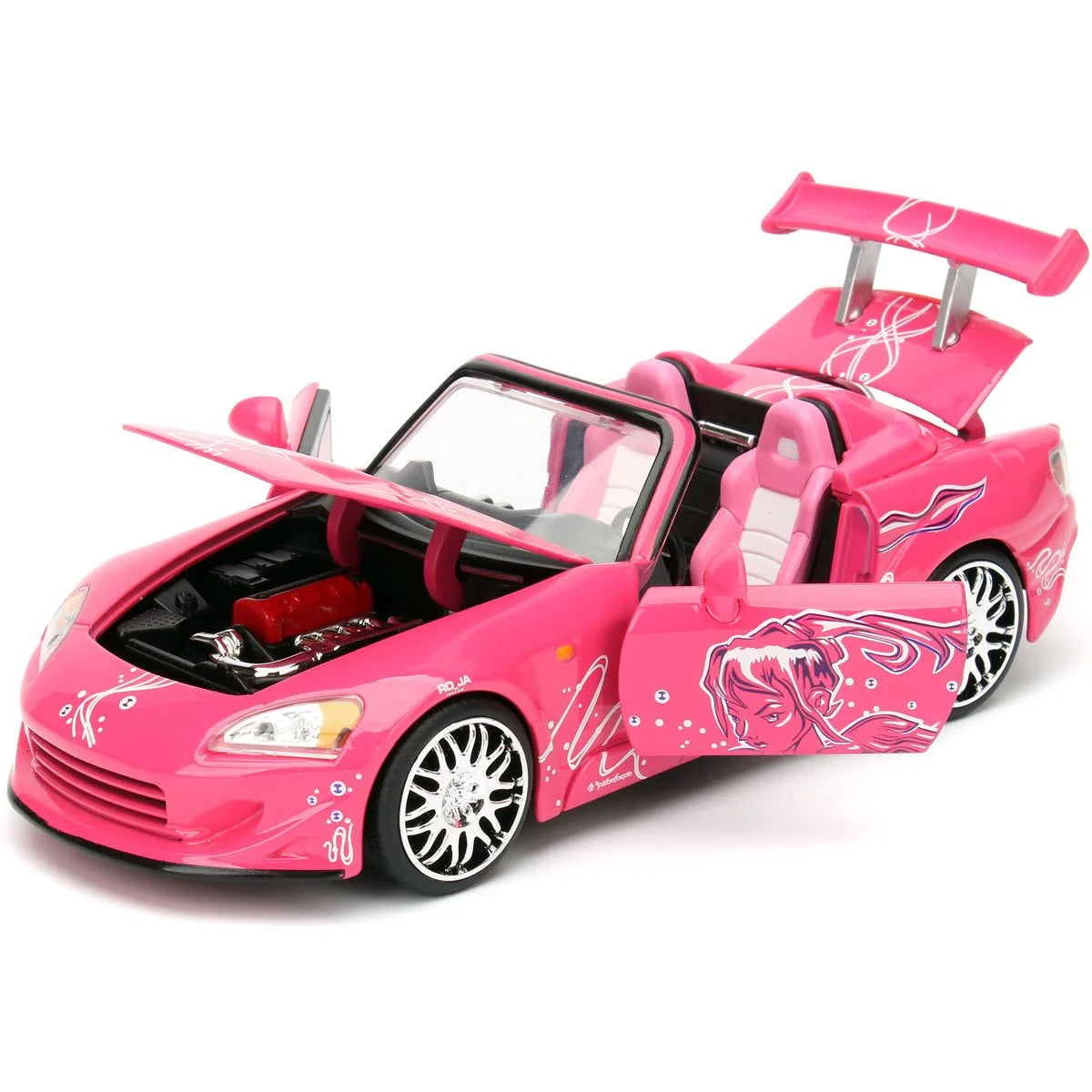 Jada Toys Suki'S 2001 Honda S2000 - 2 Fast 2 Furious 1:24 Diecast Model, Multi-colored, Yes (97604)