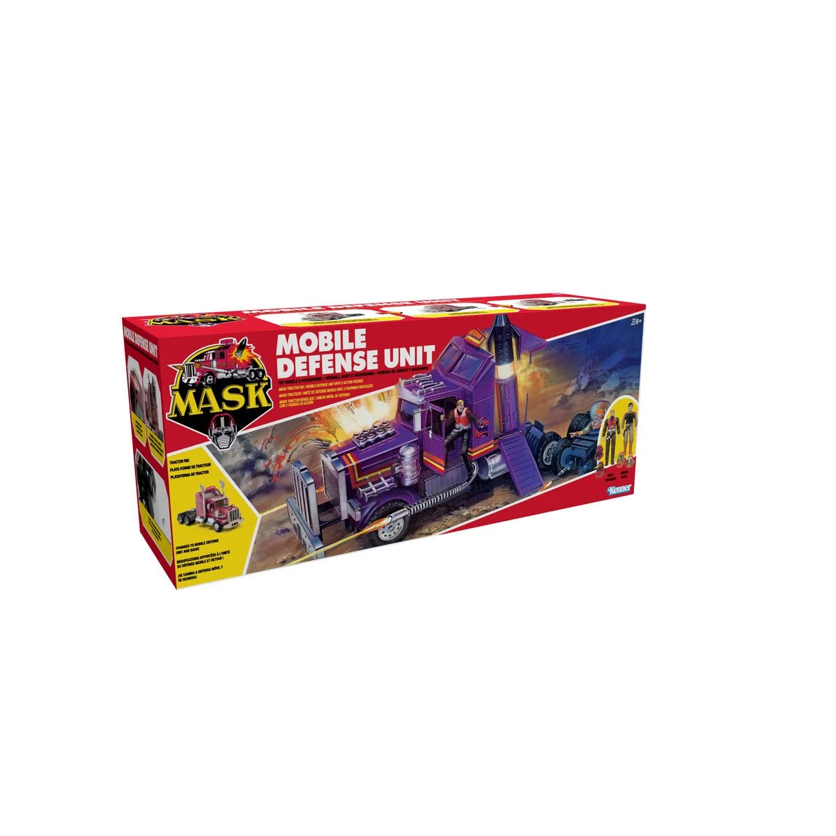 M.A.S.K. Mobile Defense Unit with Matt Trakker & Bruce Sato Action Figures