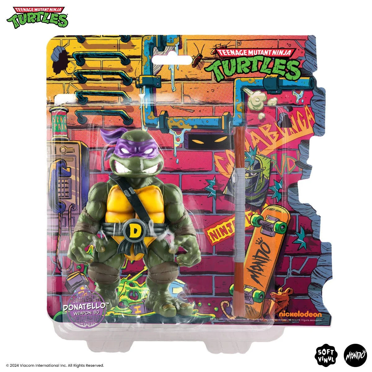 Teenage Mutant Ninja Turtles Alex Brewer and Hector Arce Donatello Soft Vinyl Figure