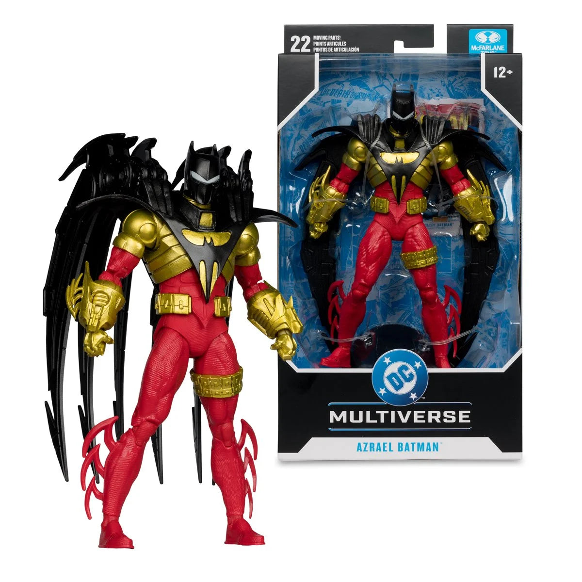 McFarlane Toys- DC Multiverse Azrael Batman (Knightquest) 7in Action Figure
