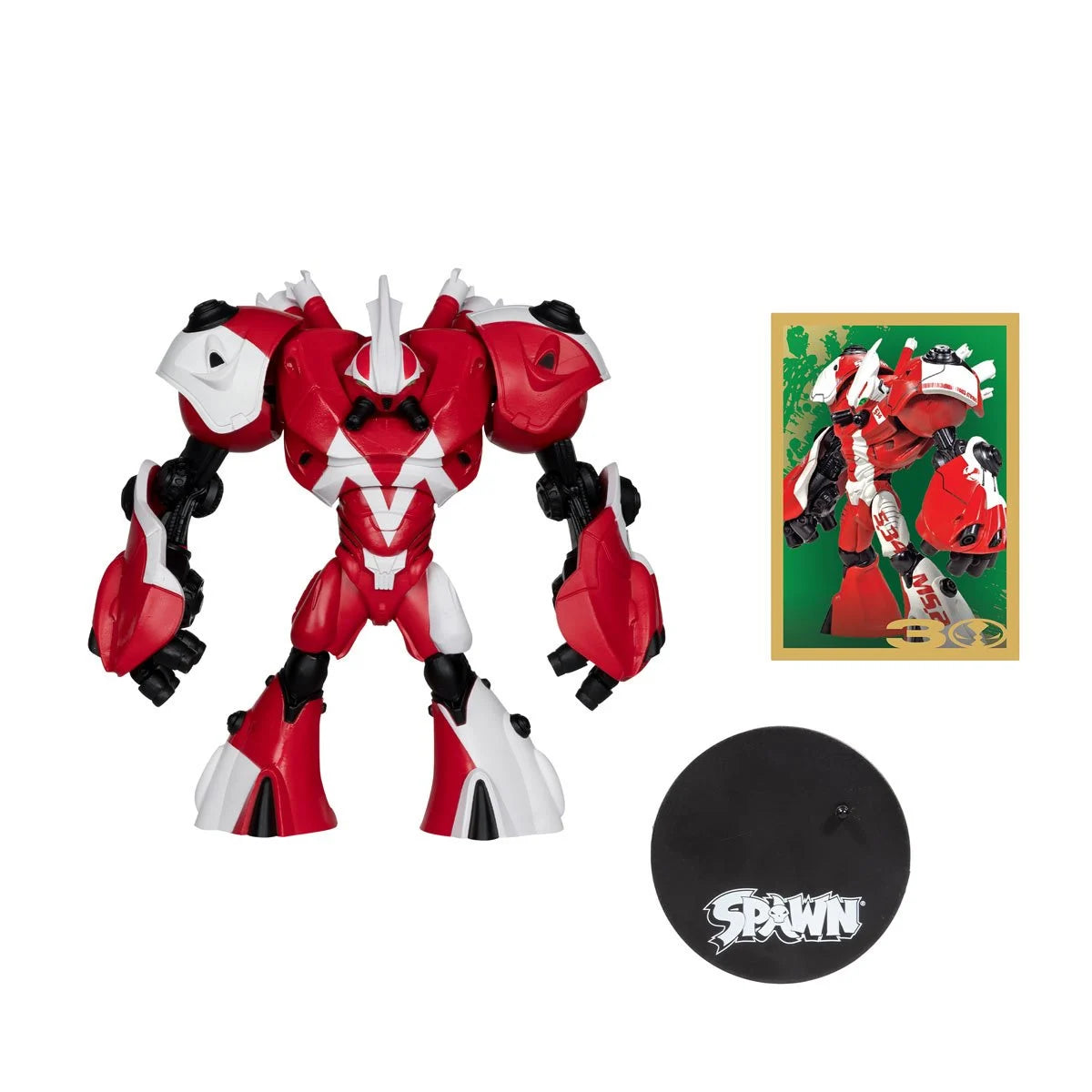 Robot Wars Spawn Todd McFarlane Autograph Series 7" Figure 30th Anniversary Gold Label - McFarlane Toys