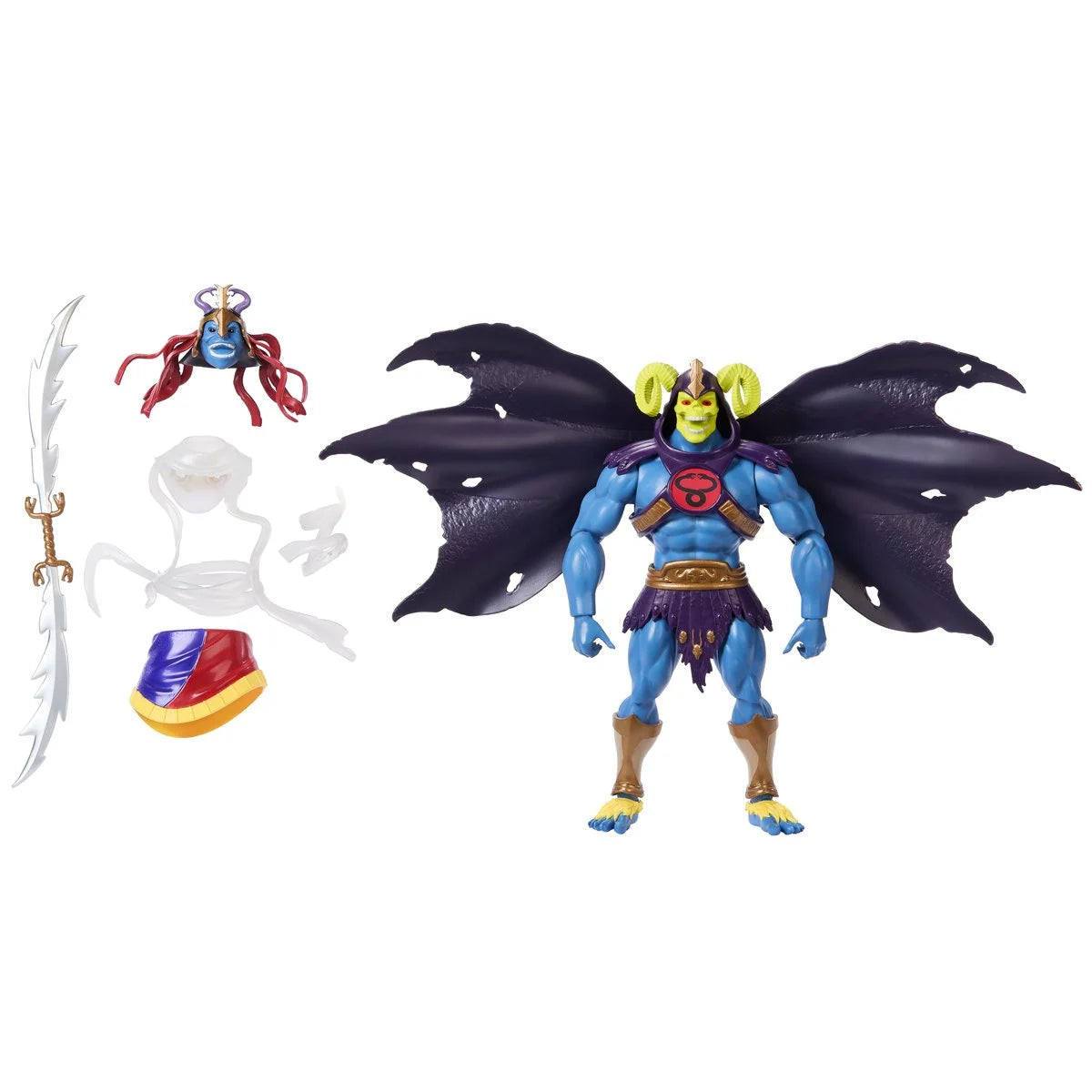 Masters of the Universe Origins X ThunderCats Skell-Ra Action Figure Toy of Skeletor