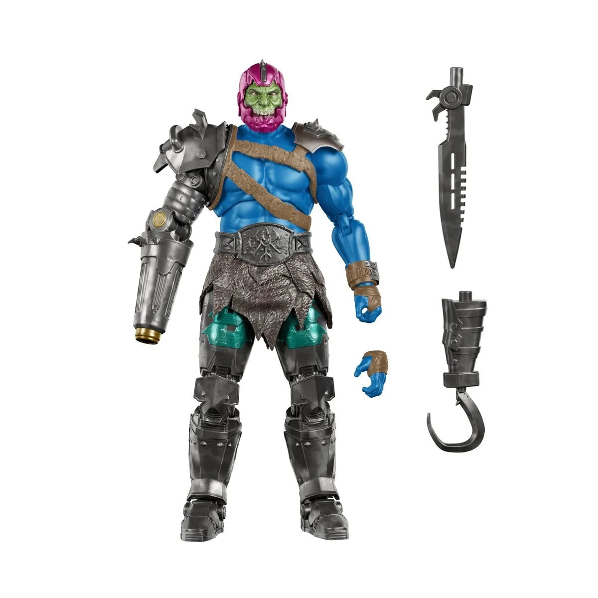 Masters of the Universe Action Figure Chronicles Trap Jaw, 6.5 Inch 2026 Movie Accurate Villain, Deluxe Articulation 30 Points, Arm Hook