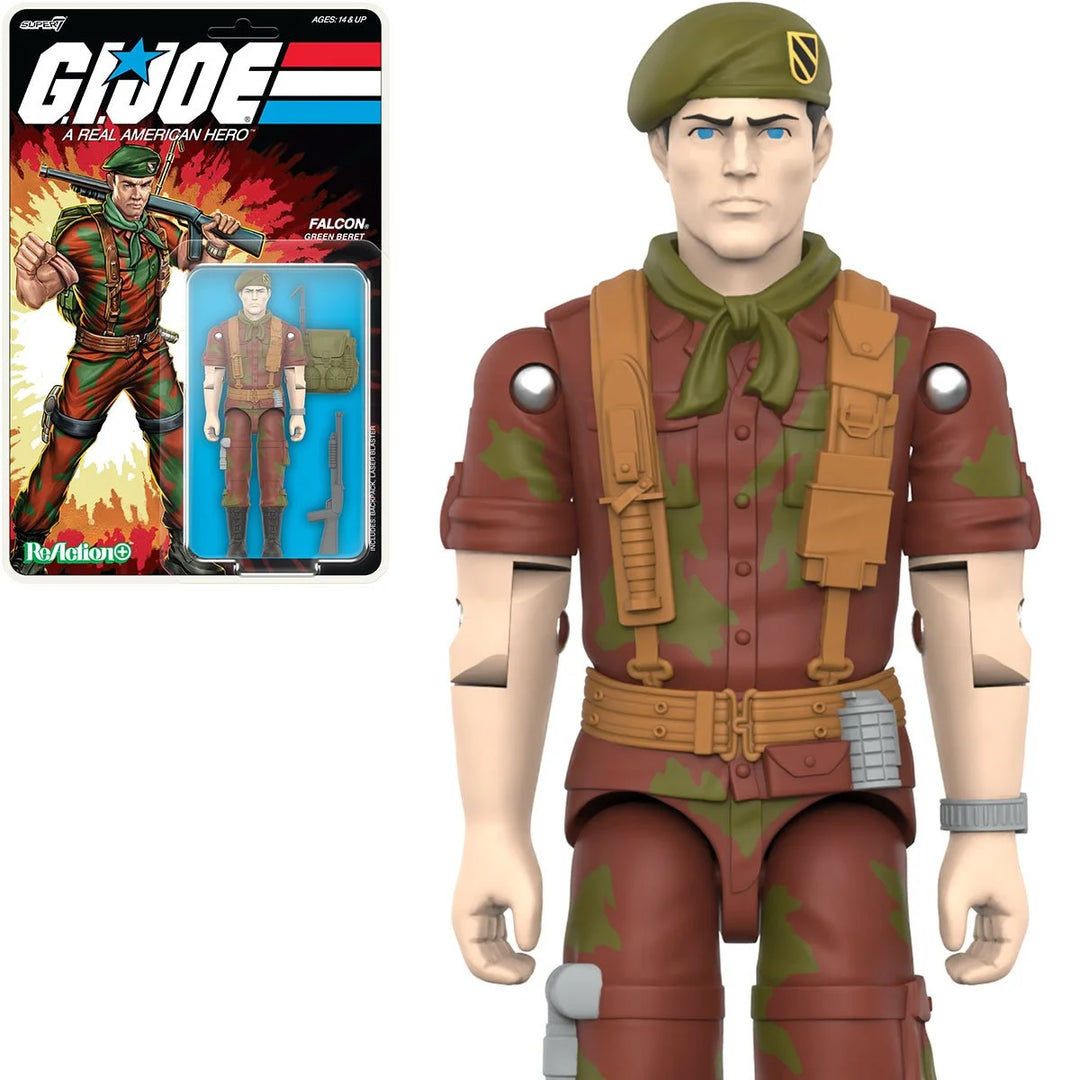 Super7 G.I. Joe Reaction+ Wave 04 (Movie Collection) - Lt. Falcon Action Figure