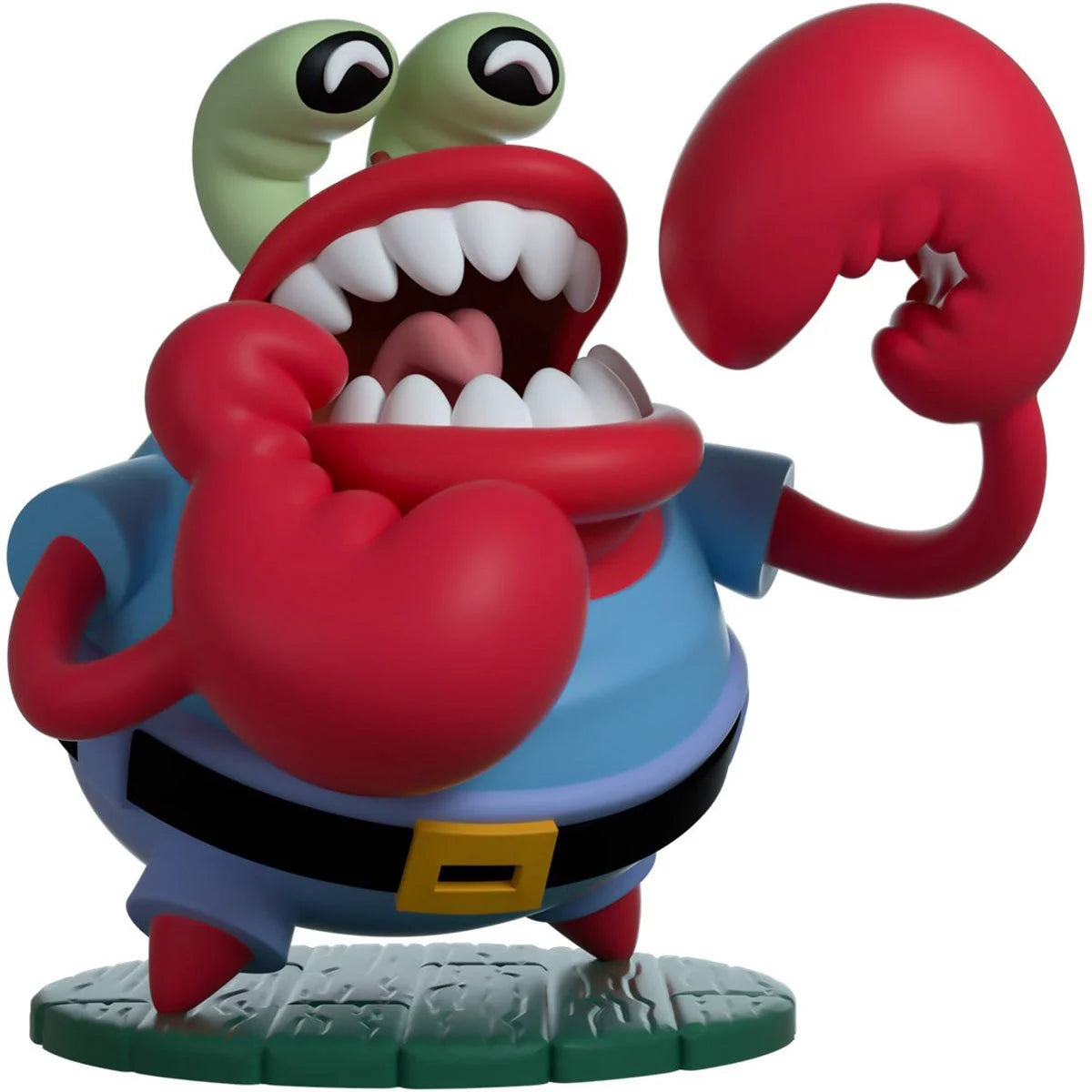 Youtooz Choking Mr Krabs Vinyl Figure, 3.6" Youtooz Spongebob Collectible Official Mr. Krabs Figurine from Spongebob Squarepants - Youtooz Spongebob Squarepants Collection