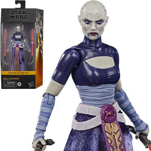 Star Wars The Black Series Asajj Ventress 6-Inch Action Figure