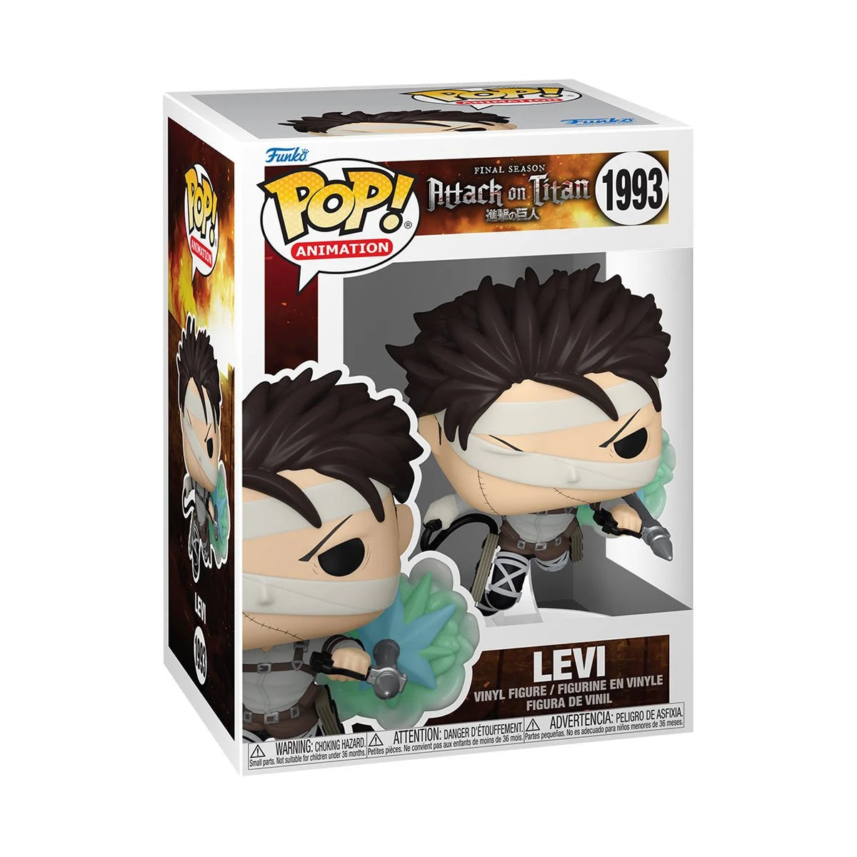 Funko Pop Attack on Titan Levi SP-1 Vinyl Figure 