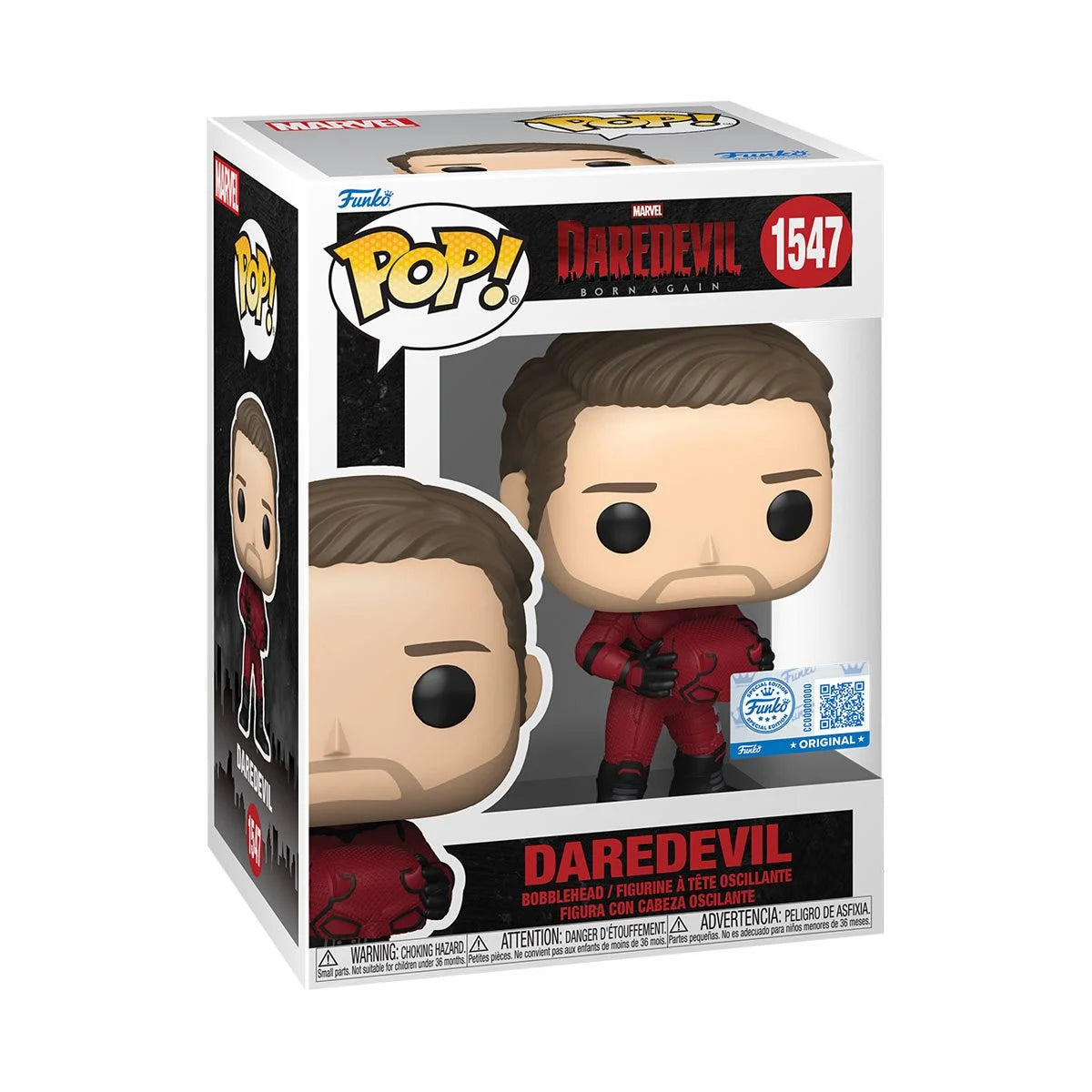 Daredevil: Born Again Daredevil Unmasked Funko Pop! Vinyl Figure 