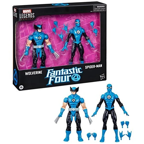 Marvel Legends Series, Wolverine and Spider-Man Fantastic Four Figures
