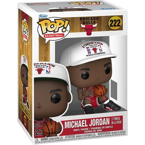 NBA Chicago Bulls Michael Jordan 3 Times in a Row Funko Pop! Vinyl Figure 