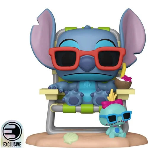 Funko Pop Lilo & Stitch Stitch in Sunlounger Premium Vinyl Figure 