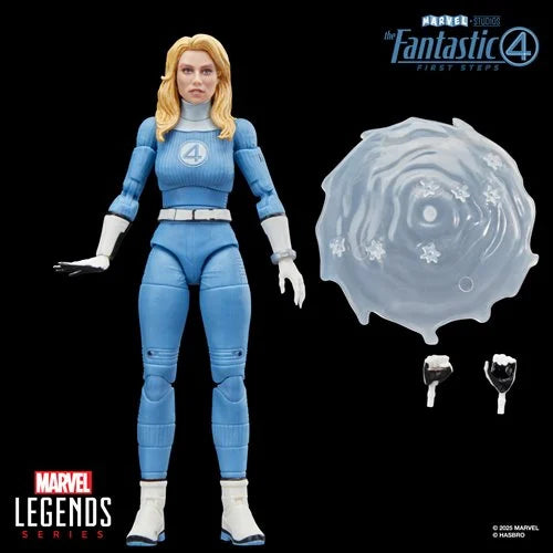 Marvel Legends Series Invisible Woman, The Fantastic Four: First Steps Sue Storm Movie Collectible 6 Inch Action Figure Toy