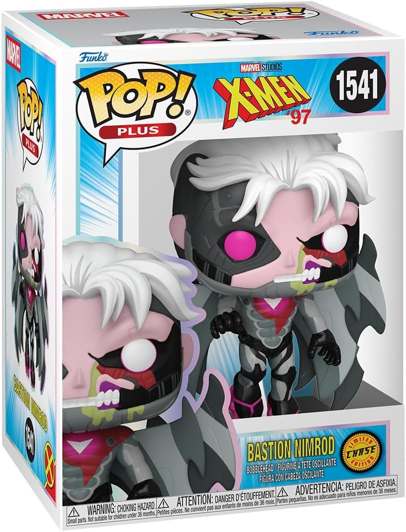 Funko Pop! Plus: X-Men'97 - Bastion Nimrod - 1/6 Odds for Rare Chase Variant - Collectable Vinyl Figure - Gift Idea - Official Merchandise - Toys for Kids & Adults - Comic Books Fans