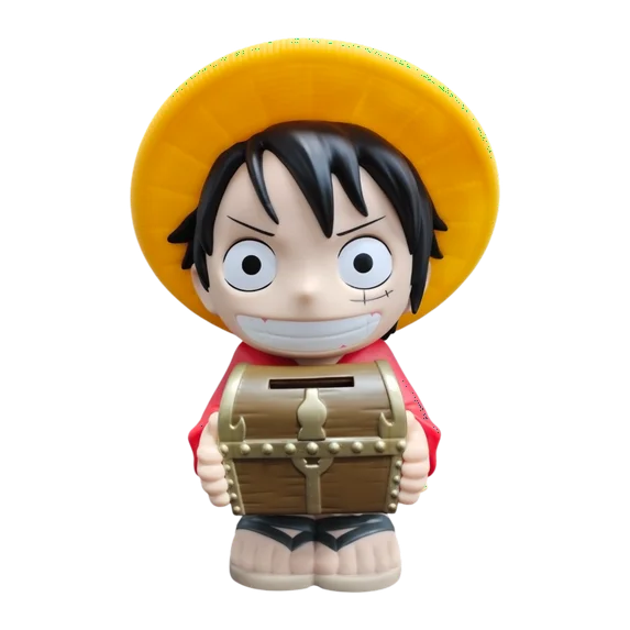 Monogram - One Piece - Luffy with Treasure Box Figural Coin Bank