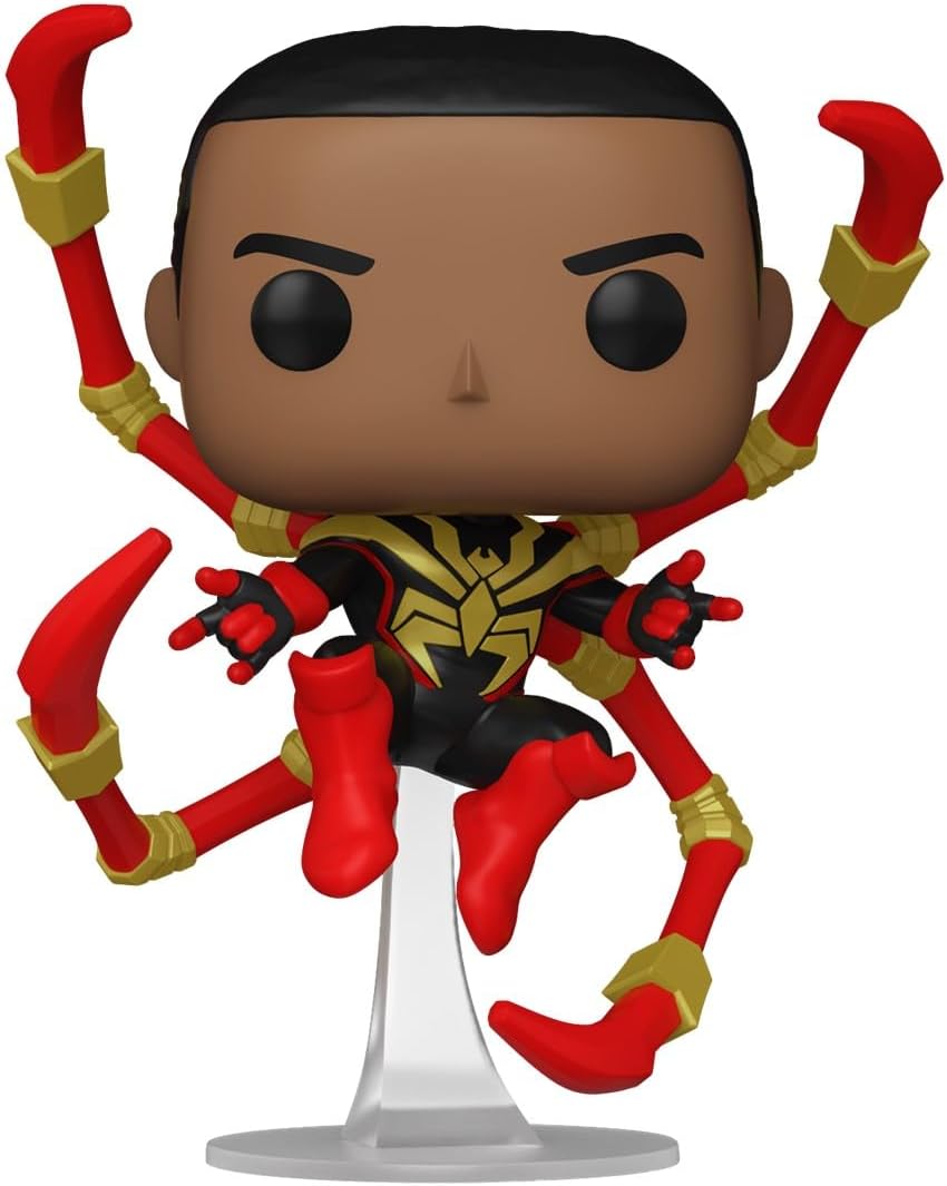 Funko POP Marvel: Spider-Man Comics - Miles Morales Iron Spider - 1/6 Odds for Rare Chase Variant - Marvel Comics - Collectable Vinyl Figure - Gift Idea - Official Merchandise - for Kids & Adults