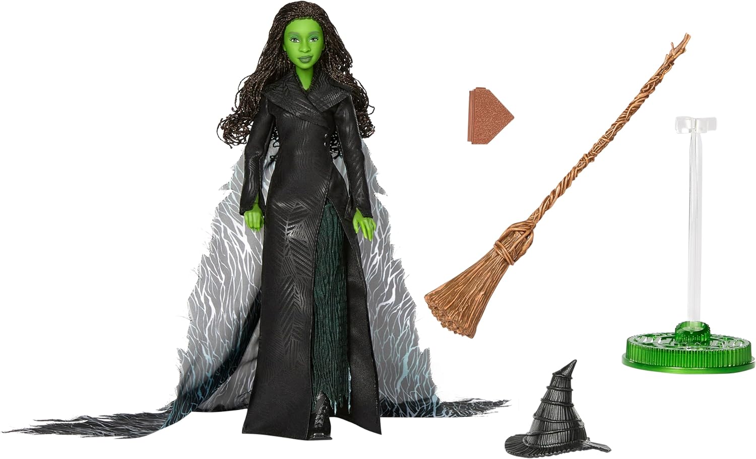 Mattel Universal Pictures’ Wicked: for Good Deluxe Elphaba Fashion Doll with Removable Outfit & 4 Accessories, Inspired by The Movie