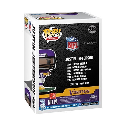 NFL Vikings Justin Jefferson Funko Pop! Vinyl Figure 