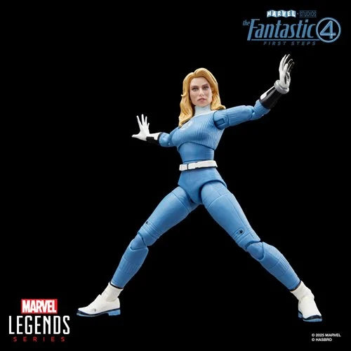 Marvel Legends Series Invisible Woman, The Fantastic Four: First Steps Sue Storm Movie Collectible 6 Inch Action Figure Toy