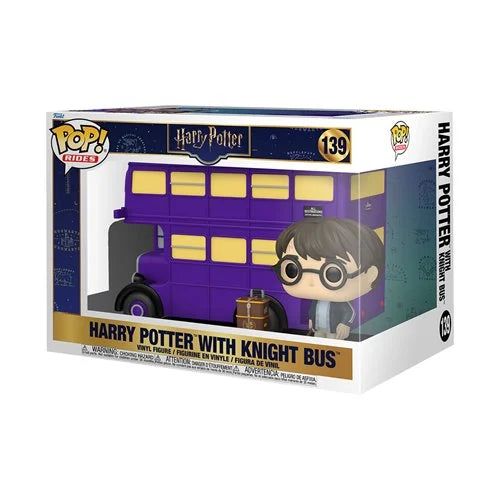 Harry Potter with Knight Bus Super Deluxe Funko Pop! Ride 