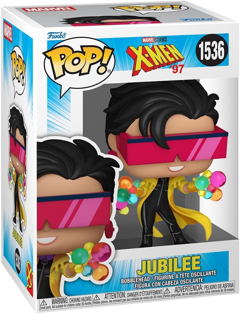Funko Pop! Marvel: X-Men'97 - Jubilee - 1/6 Odds for Rare Chase Variant - Collectable Vinyl Figure - Gift Idea - Official Merchandise - Toys for Kids & Adults - Comic Books Fans