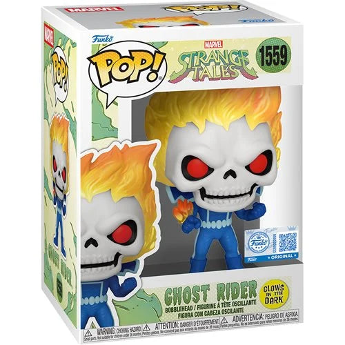 Marvel Strange Tales Ghost Rider Glow-in-the-Dark Funko Pop! Vinyl Figure 