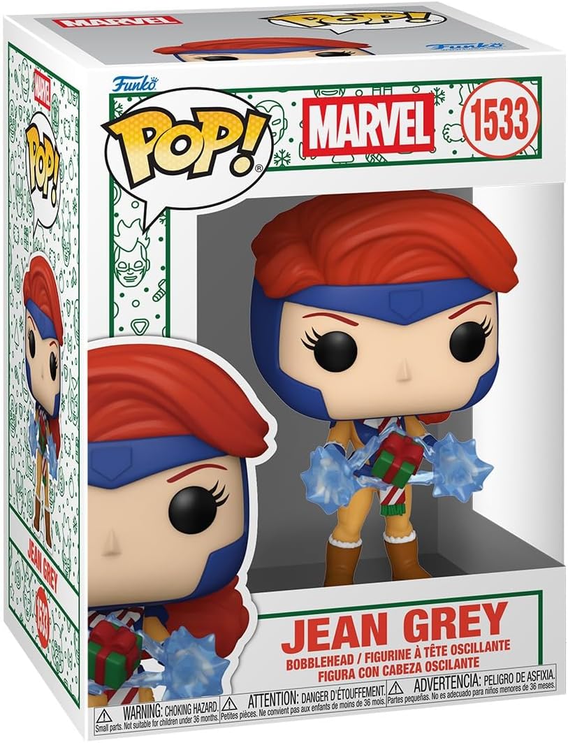 Funko Pop! Marvel: HoliDivas - Jean Grey - X-Men - Collectable Vinyl Figure - Gift Idea - Official Merchandise - Toys for Kids & Adults - Comic Books Fans - Model Figure for Collectors and Display