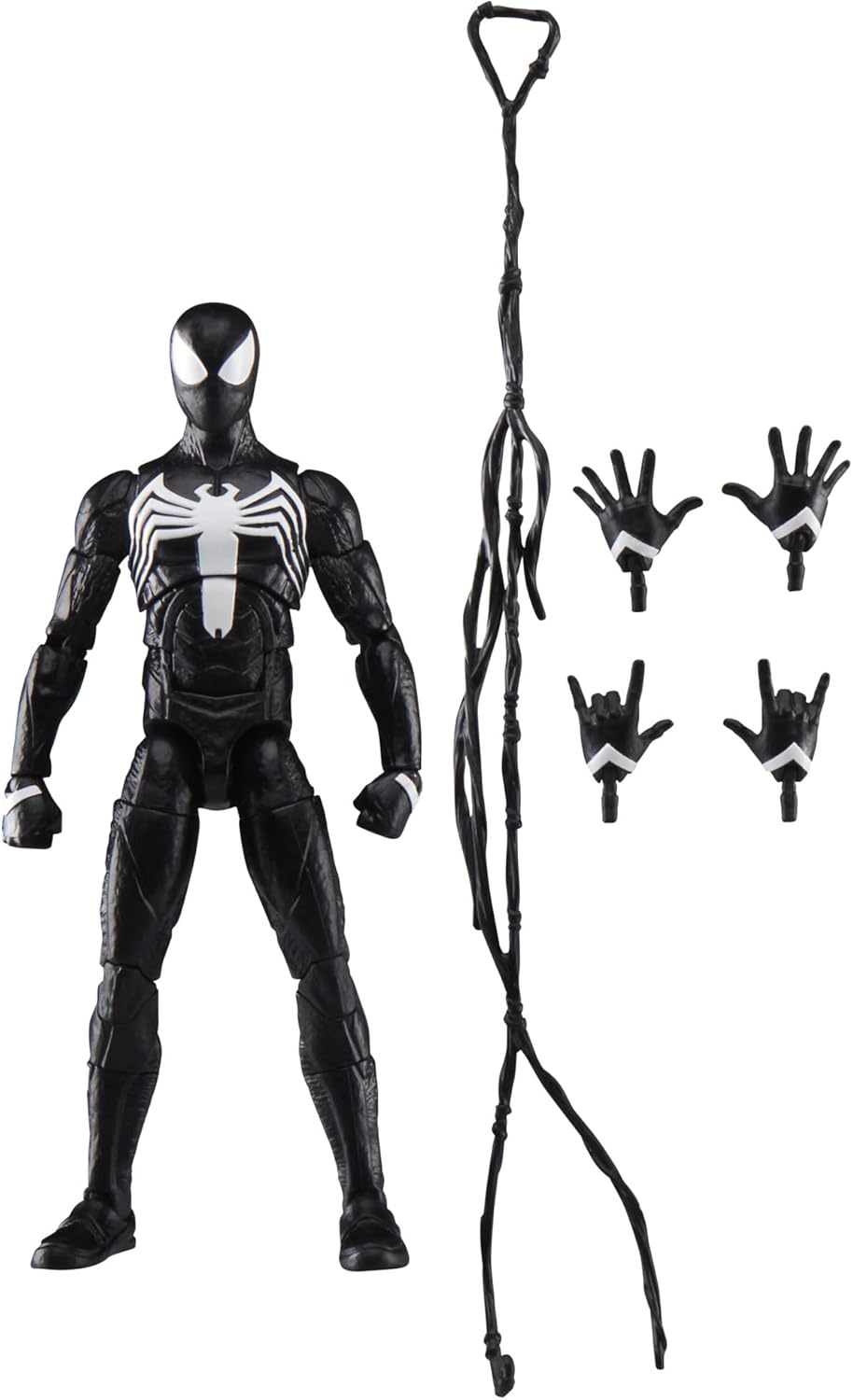 Marvel Legends Series Gamerverse Peter Parker Black Suit, Spider-Man 2 Video Game-Inspired Collectible 6 Inch Action Figure