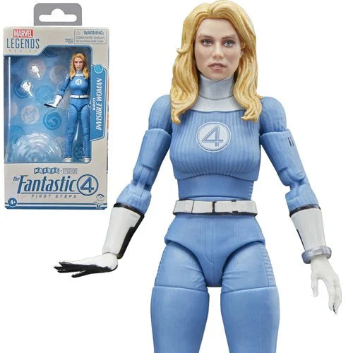 Marvel Legends Series Invisible Woman, The Fantastic Four: First Steps Sue Storm Movie Collectible 6 Inch Action Figure Toy