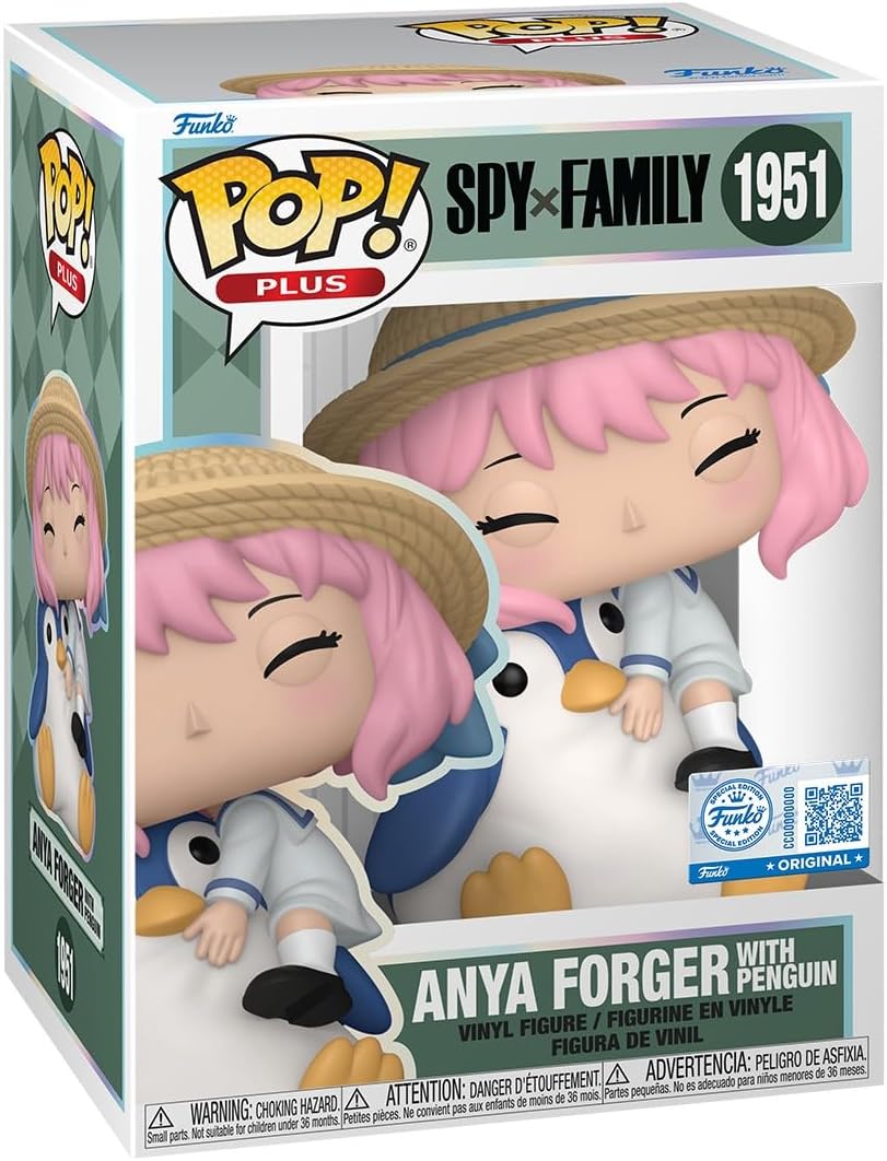 Funko Pop! Plus: SPY x Family - Anya Forger with Penguin - Collectable Vinyl Figure - Gift Idea - Official Merchandise - Toys for Kids & Adults - Anime Fans - Figure 