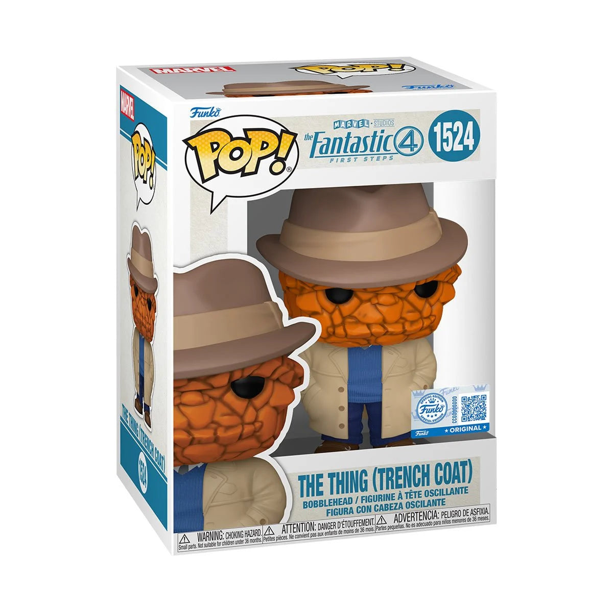 The Fantastic Four: First Steps The Thing (Trench Coat) Funko Pop! Vinyl Figure 